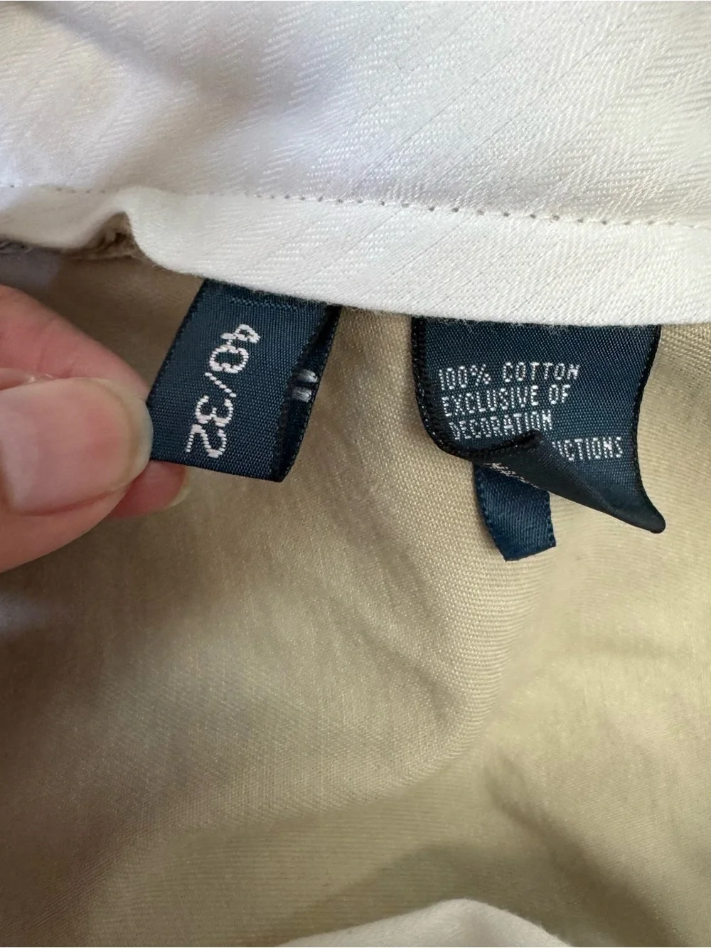 Polo Ralph Lauren Preston Khaki Pants 40x32 Vintage Straight Chinos